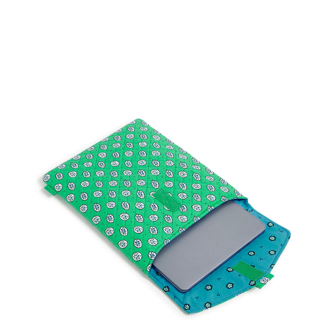 Envelope Tech Sleeve-Garden Green Leaf-Image 2-Vera Bradley