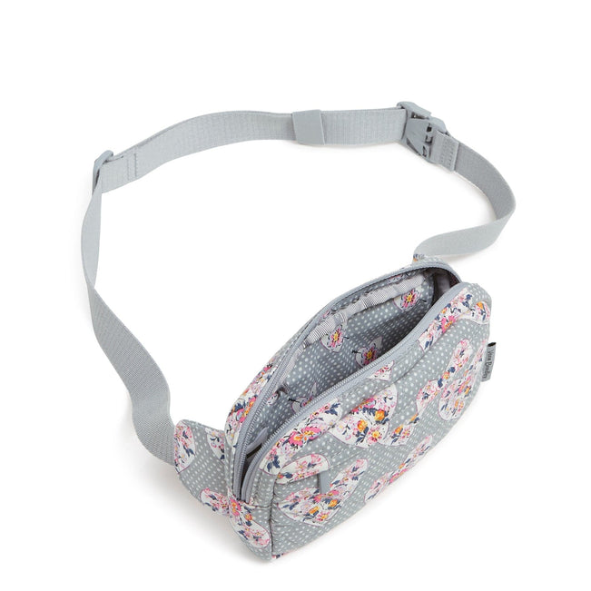 Mini Belt Bag-Mon Amour Gray-Image 3-Vera Bradley