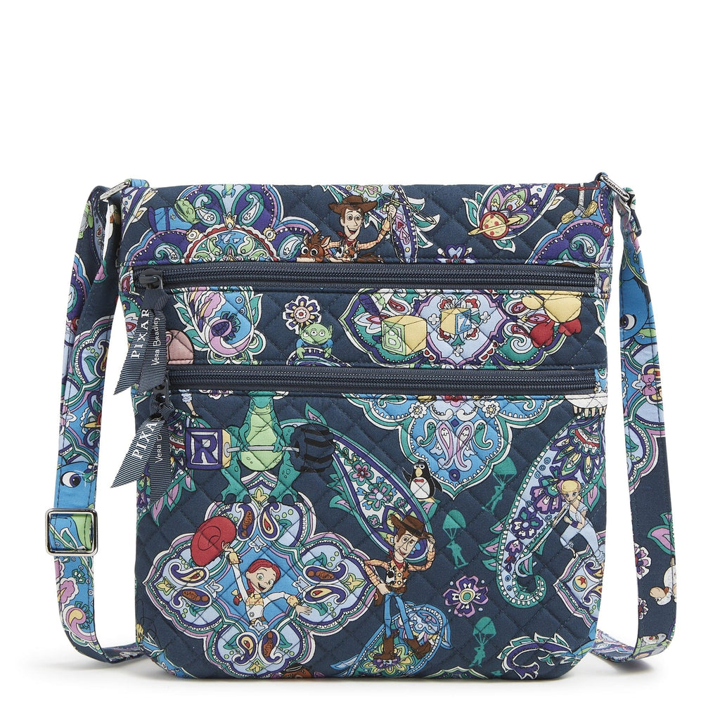 NWT Vera Bradley Disney Mickey's Paisley Celebration Iconic Triple Zip outlets Hipster