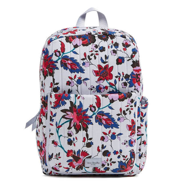 All-Day Simple Backpack-Vineyard Floral-Image 1-Vera Bradley