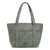 Zip-Top Tote-Freja's Flowers Bay Leaf Green-Image 1-Vera Bradley