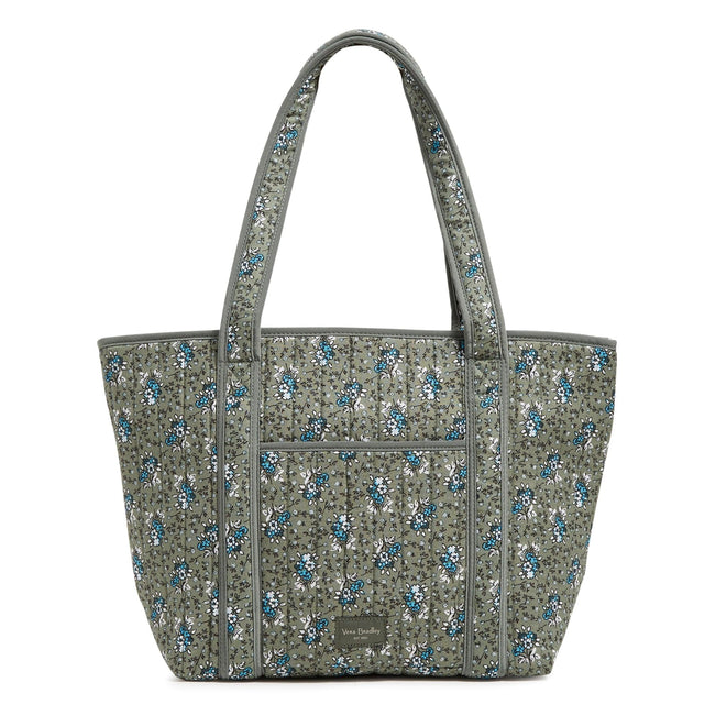 Zip-Top Tote-Freja's Flowers Bay Leaf Green-Image 1-Vera Bradley