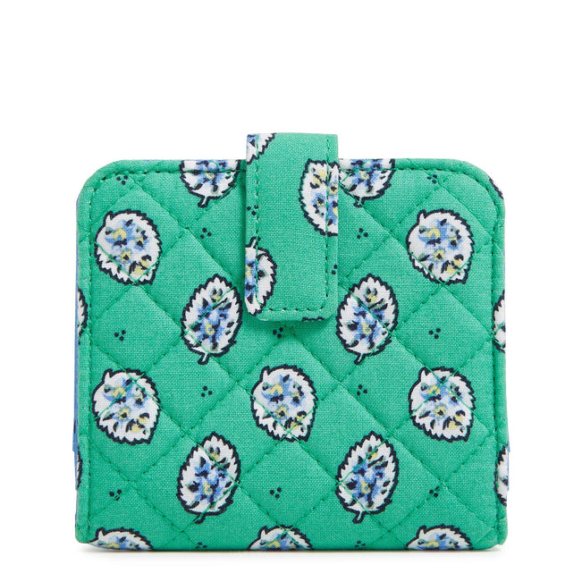 RFID Finley Small Wallet-Garden Green Leaf-Image 1-Vera Bradley