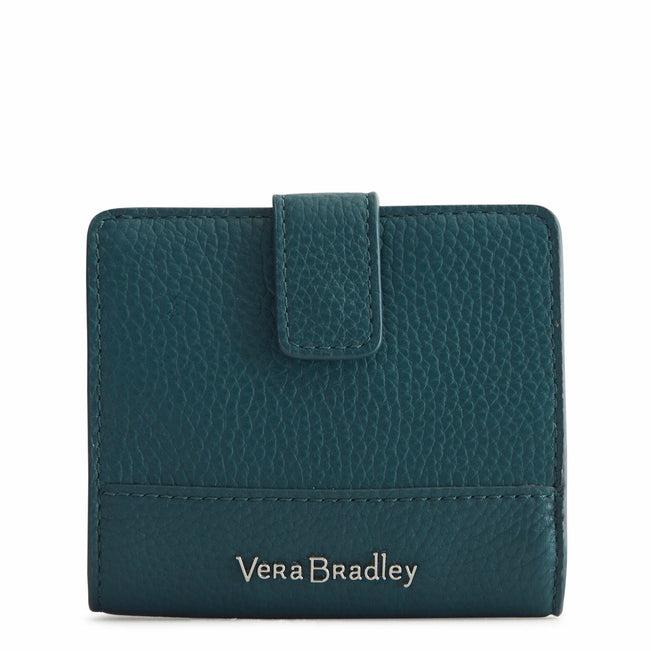 RFID Finley Small Wallet-Teal Ink-Image 1-Vera Bradley