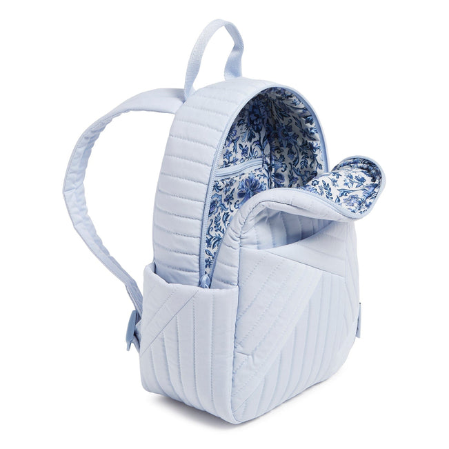 Vera Bradley Iconic Small Blue Quilted‎ Backpack New Amazon.com: Vera Bradley Women main image 3