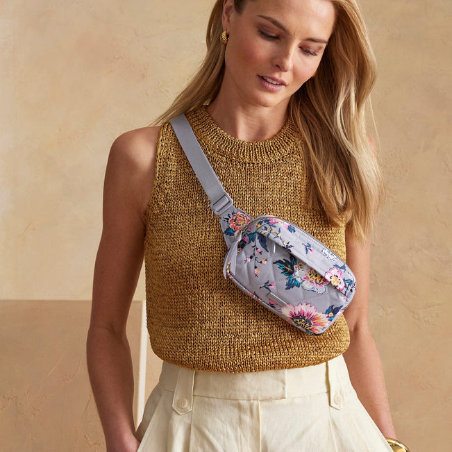 Mini Belt Bag-Parisian Bouquet-Image 2-Vera Bradley