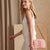 Evie Crossbody Bag-Candy Pink Stripe Straw-Image 3-Vera Bradley