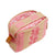 Evie Crossbody Bag-Candy Pink Stripe Straw-Image 4-Vera Bradley