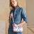 Mini Frannie Crescent Crossbody Bag-Magnifique Floral-Image 2-Vera Bradley