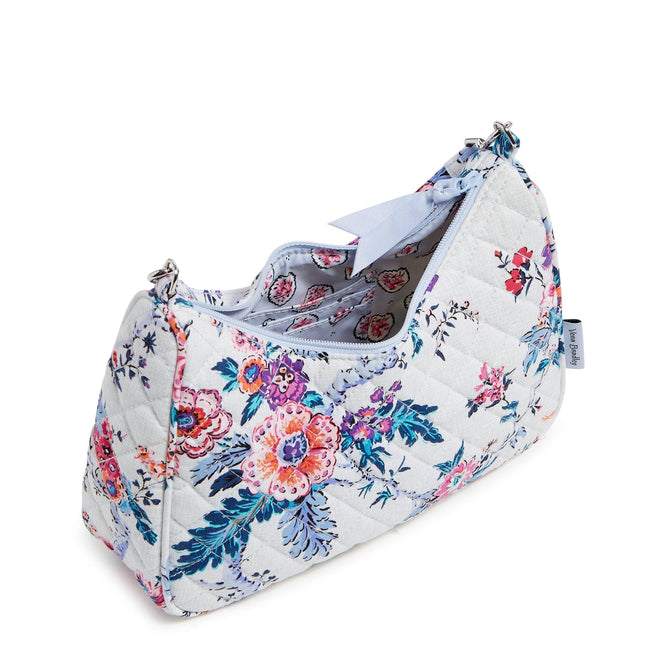 Mini Frannie Crescent Crossbody Bag-Magnifique Floral-Image 5-Vera Bradley