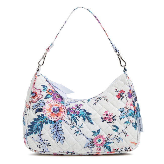 Mini Frannie Crescent Crossbody Bag-Magnifique Floral-Image 1-Vera Bradley