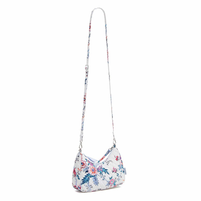 Mini Frannie Crescent Crossbody Bag-Magnifique Floral-Image 4-Vera Bradley