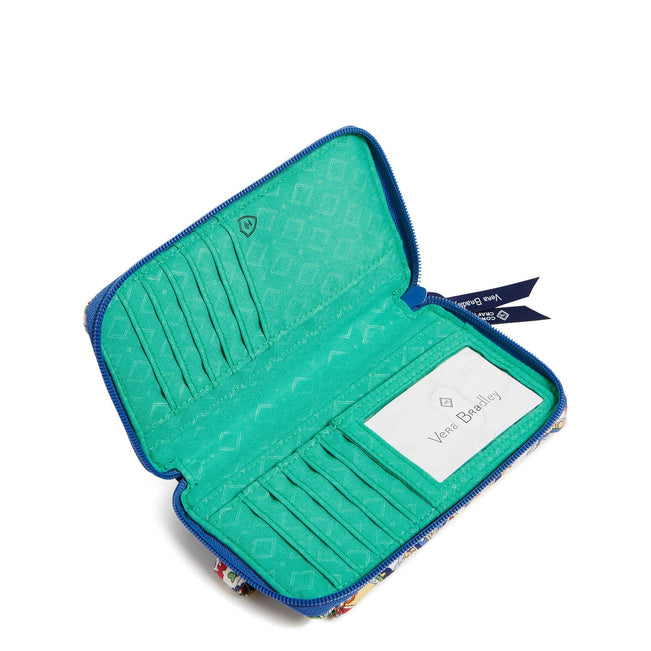 RFID Large Smartphone Wristlet-Harbor Paisley-Image 3-Vera Bradley