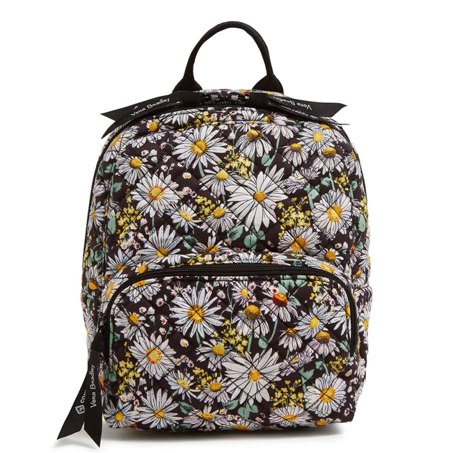 Mini Backpack-Daisies White-Image 1-Vera Bradley