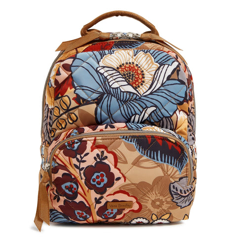 cheap vera bradley mini backpacks Vera Bradley Mini Backpack Women in Botanical Beauty Brown/Blue