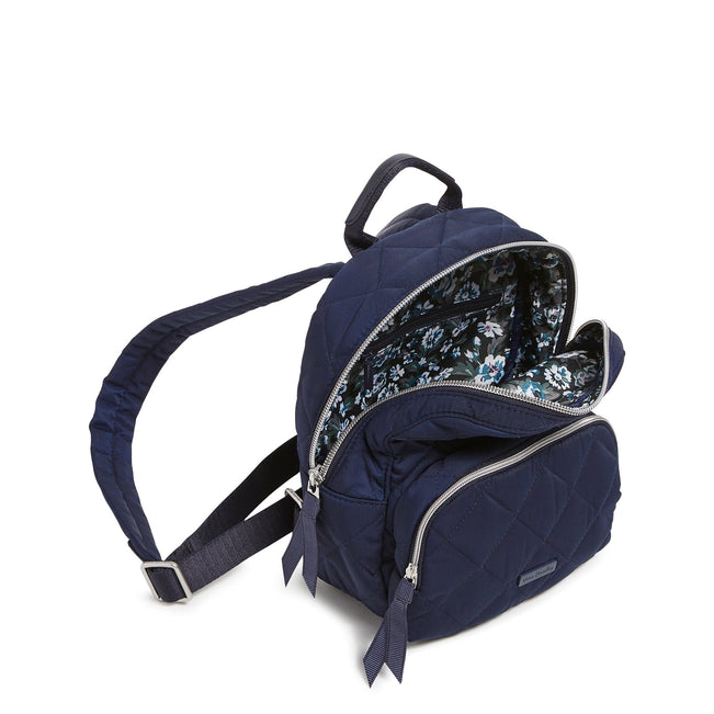Mini Backpack-Classic Navy-Image 3-Vera Bradley