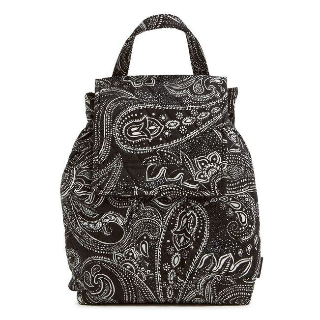 VB Basics Small Drawstring Backpack-Stellar Paisley-Image 1-Vera Bradley