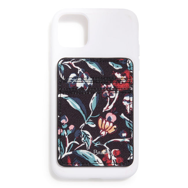 Adhesive Phone Wallet-Perennials Noir-Image 3-Vera Bradley
