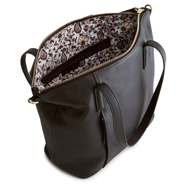 Charlie Small Shoulder Bag-Black-Image 3-Vera Bradley