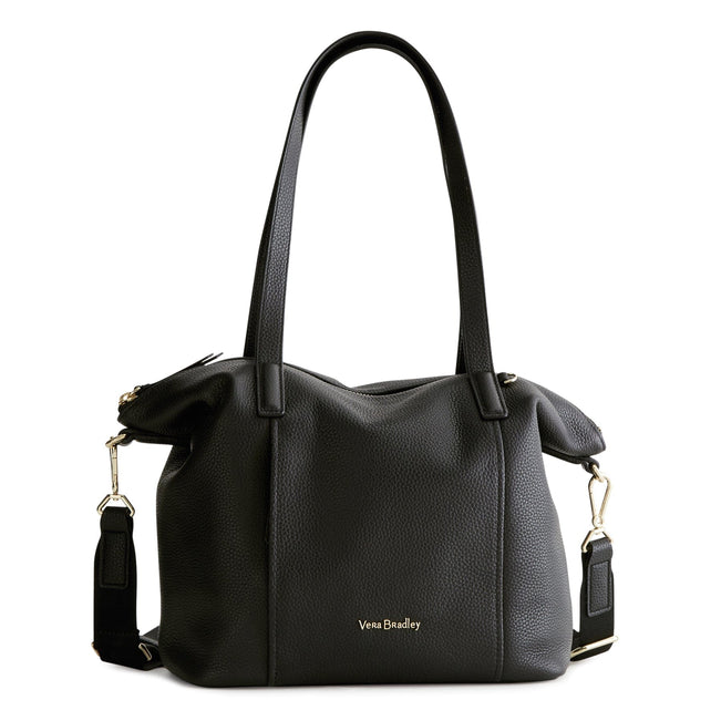 Charlie Small Shoulder Bag-Black-Image 1-Vera Bradley