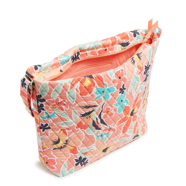Hobo Bag-Rain Forest Lily Coral-Image 2-Vera Bradley