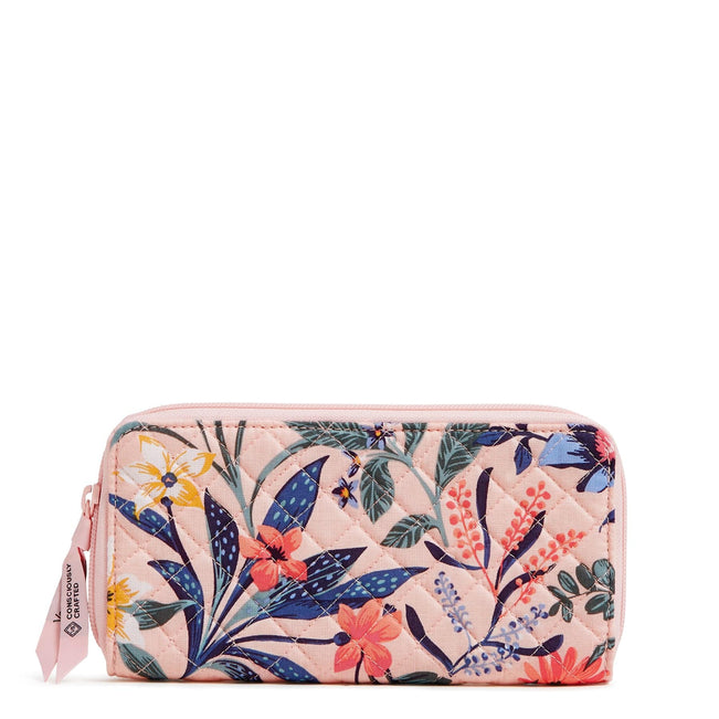 RFID Jordin Continental Wallet-Paradise Coral-Image 1-Vera Bradley