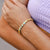Metal and Enamel Gold Stretch Brc-Image 2-Vera Bradley