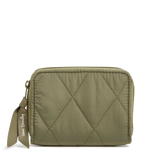 Outlet RFID Small Zip-Around Wallet-Sage-Image 1-Vera Bradley