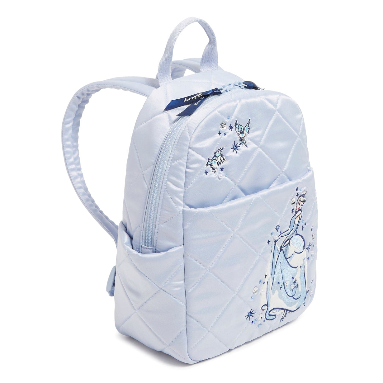 Vera Bradley Bags | Vera Bradley X Disney Cinderella Paisley on Morning Glory Small Backpack Nwt | Color: Blue | Size: Os