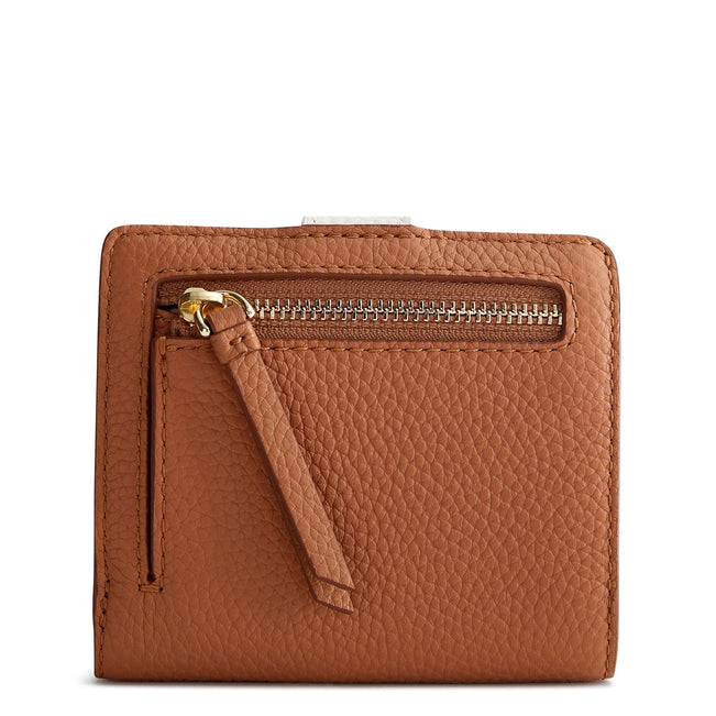 RFID Finley Small Wallet-Fresh Coconut with Camel-Image 2-Vera Bradley