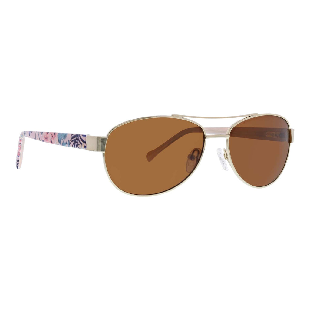 Vera Bradley aviator sunglasses Vera Bradley Katherine Aviator Pilot Maverick Sunglasses | eBay main image 3