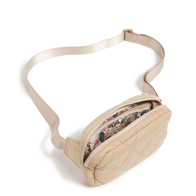 Outlet Essential Mini Belt Bag-Caramel Cream-Image 2-Vera Bradley