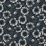 Large Utility Tote Bag - Canopy Floral Dark Slate - Image 4