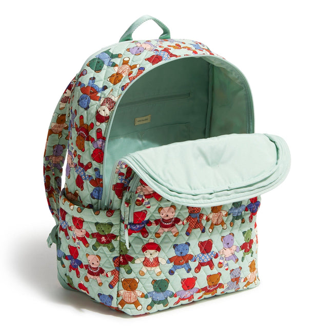 Outlet Essential Large Backpack-Toasty Teddies-Image 2-Vera Bradley