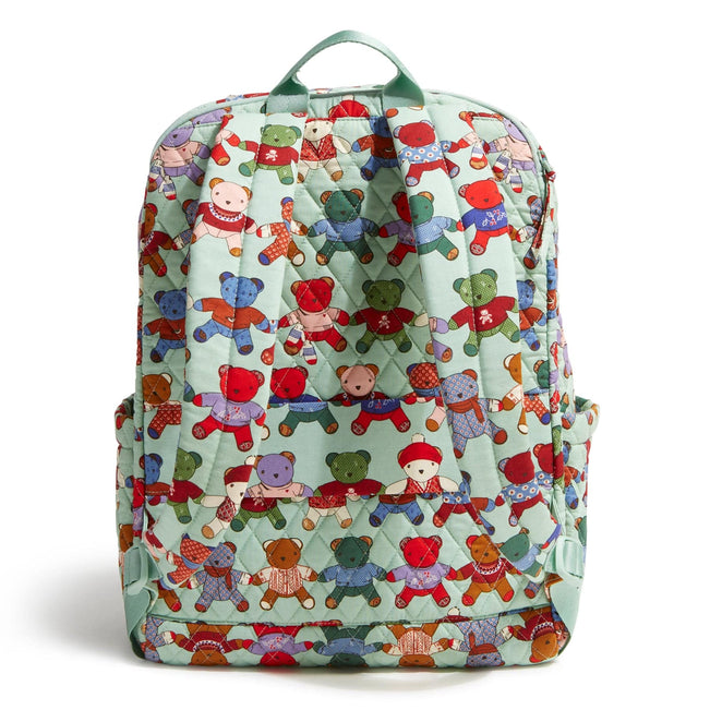 Outlet Essential Large Backpack-Toasty Teddies-Image 3-Vera Bradley