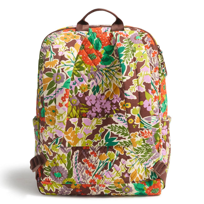 Outlet Essential Large Backpack-Evening Garden-Image 3-Vera Bradley
