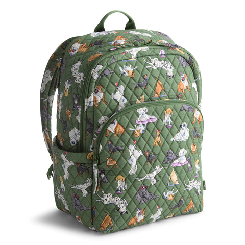 Vera Bradley Outlet Essential Large Backpack in Dog Park