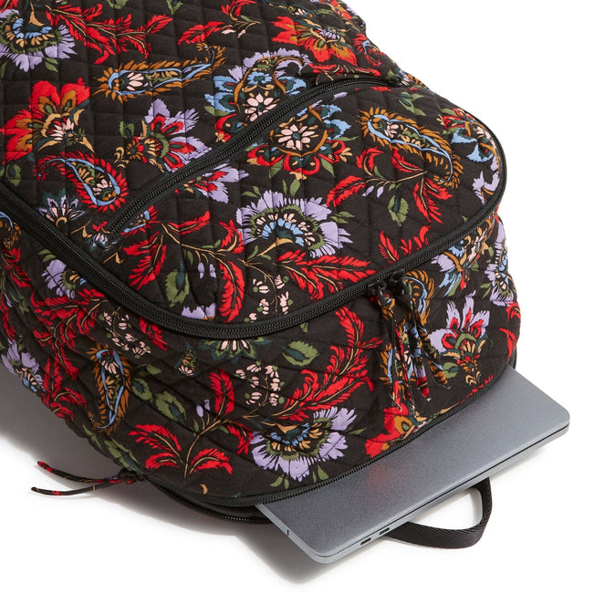 Outlet Lay Flat Travel Backpack-Venetian Paisley-Image 3-Vera Bradley
