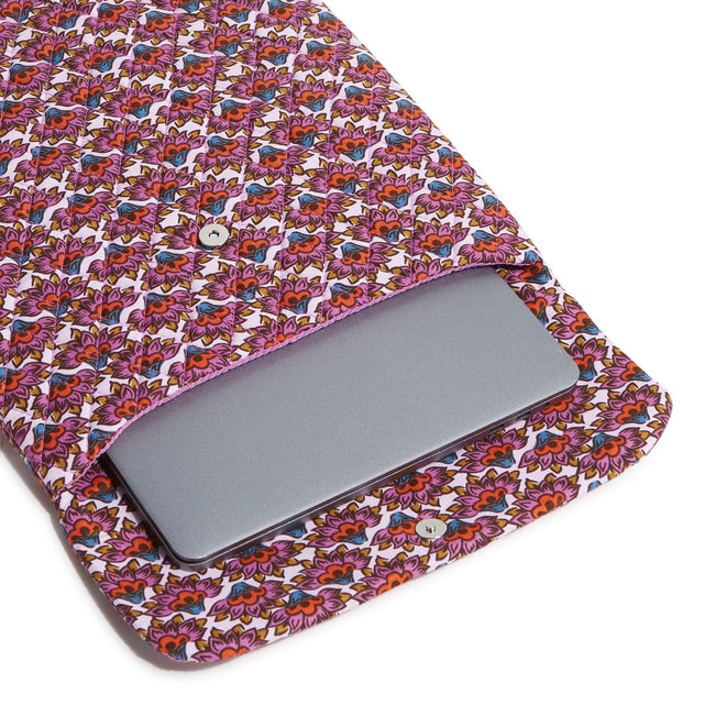 Outlet Large Tech Sleeve-Scaevola Fan-Image 2-Vera Bradley