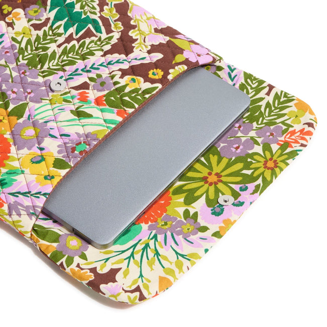 Outlet Large Tech Sleeve-Evening Garden-Image 2-Vera Bradley