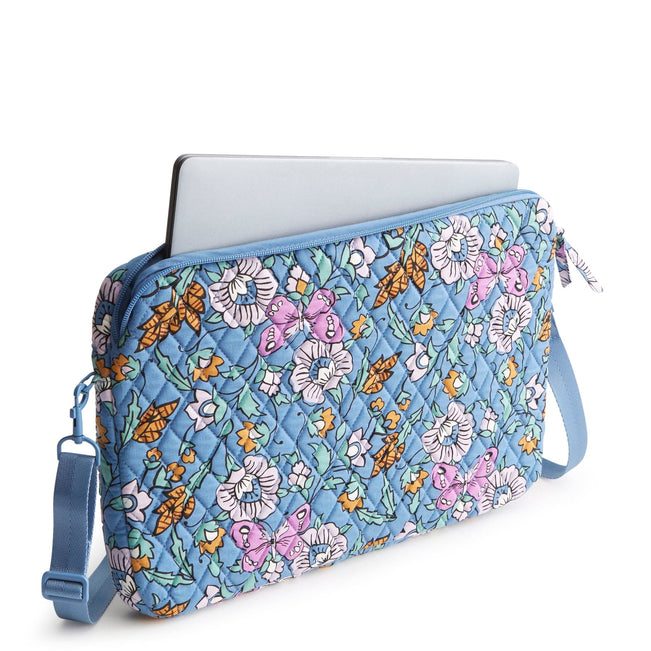 Outlet Laptop Crossbody-Wild Prairie-Image 2-Vera Bradley