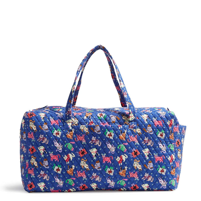 Outlet XL Travel Duffel-Catnip Christmas-Image 1-Vera Bradley
