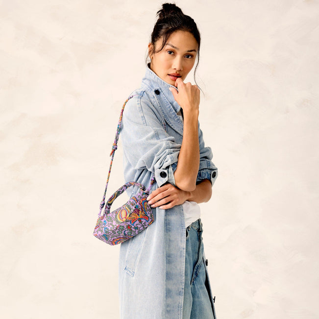 Roxbury Crescent Crossbody - Cotton | Vera Bradley – Vera Bradley