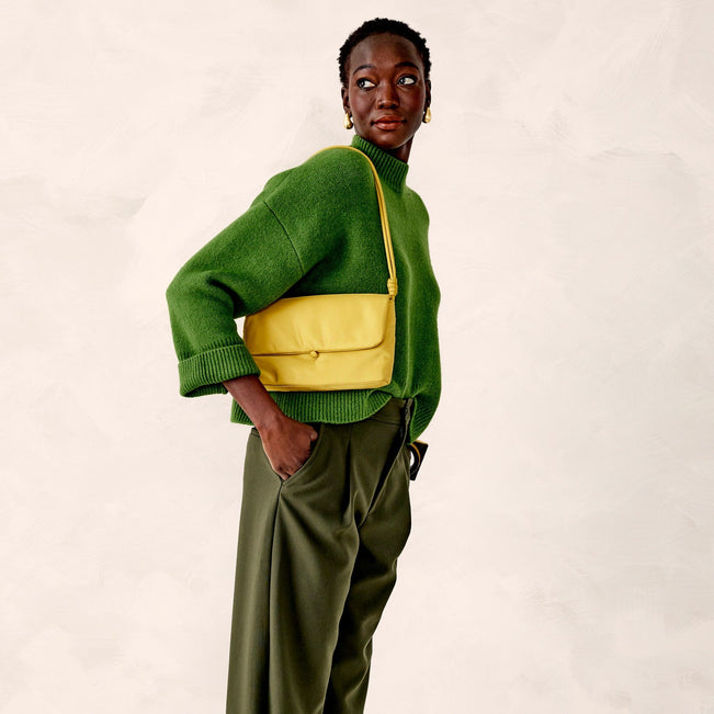 Andover Shoulder Bag - Golden Olive - Image 3