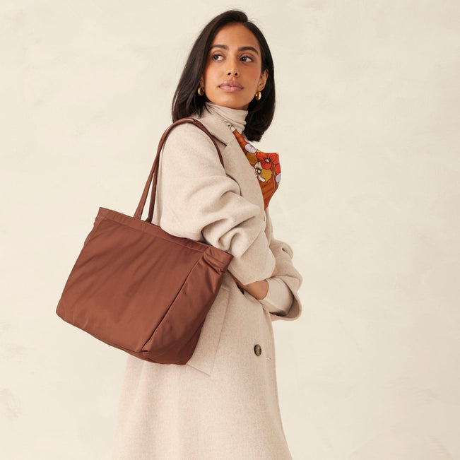 Small Hathaway Tote Bag - Cinnamon - Image 2