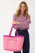 Hathaway Reversible Tote Bag - Melissa Ditsy Pink - Image 3