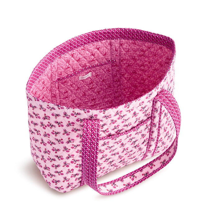 Hathaway Reversible Tote Bag - Melissa Ditsy Pink - Image 6