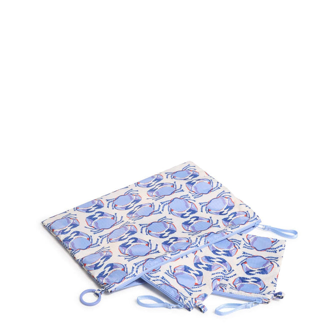 Outlet 3 Pouch Organizer Set-Feelin' Crabby-Image 2-Vera Bradley