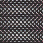 Plush Travel Blanket - Mini Flower Dot Black - Image 3