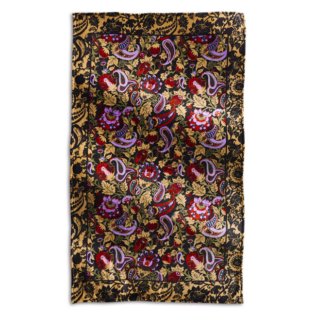 Plush Throw Blanket-Midnight Garden Paisley-Image 1-Vera Bradley